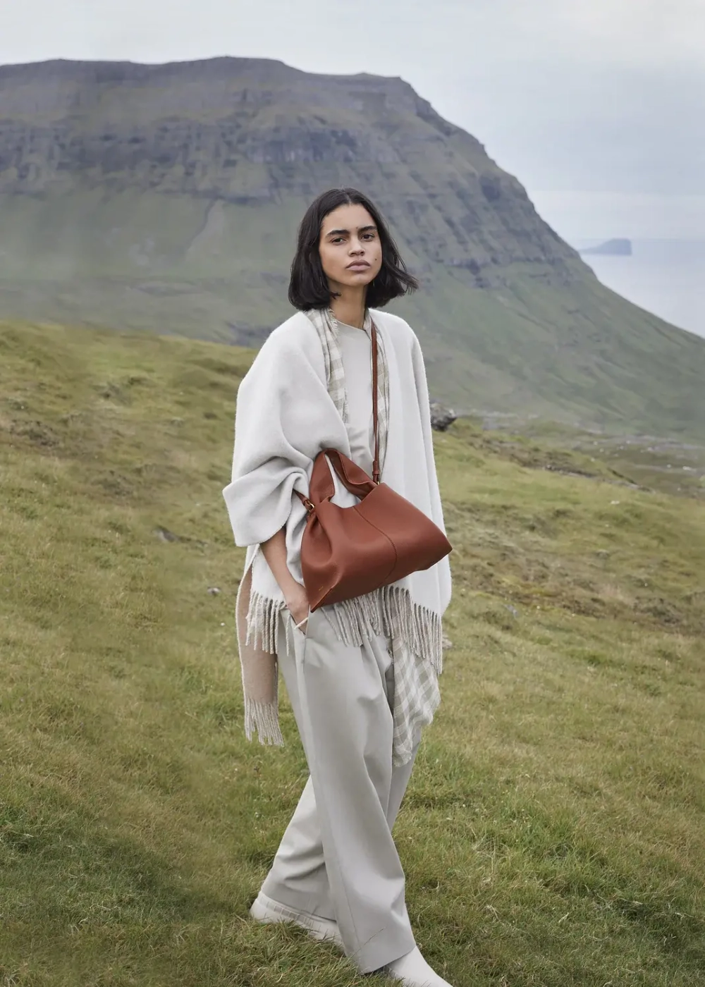 POLENE СУМКА NUMERO NEUF, КОНЬЯЧНЫЙ