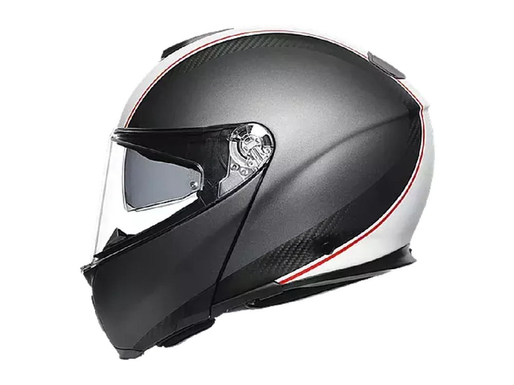 AGV SPORTMODULAR COVER MATT GUNMETAL/WHITE