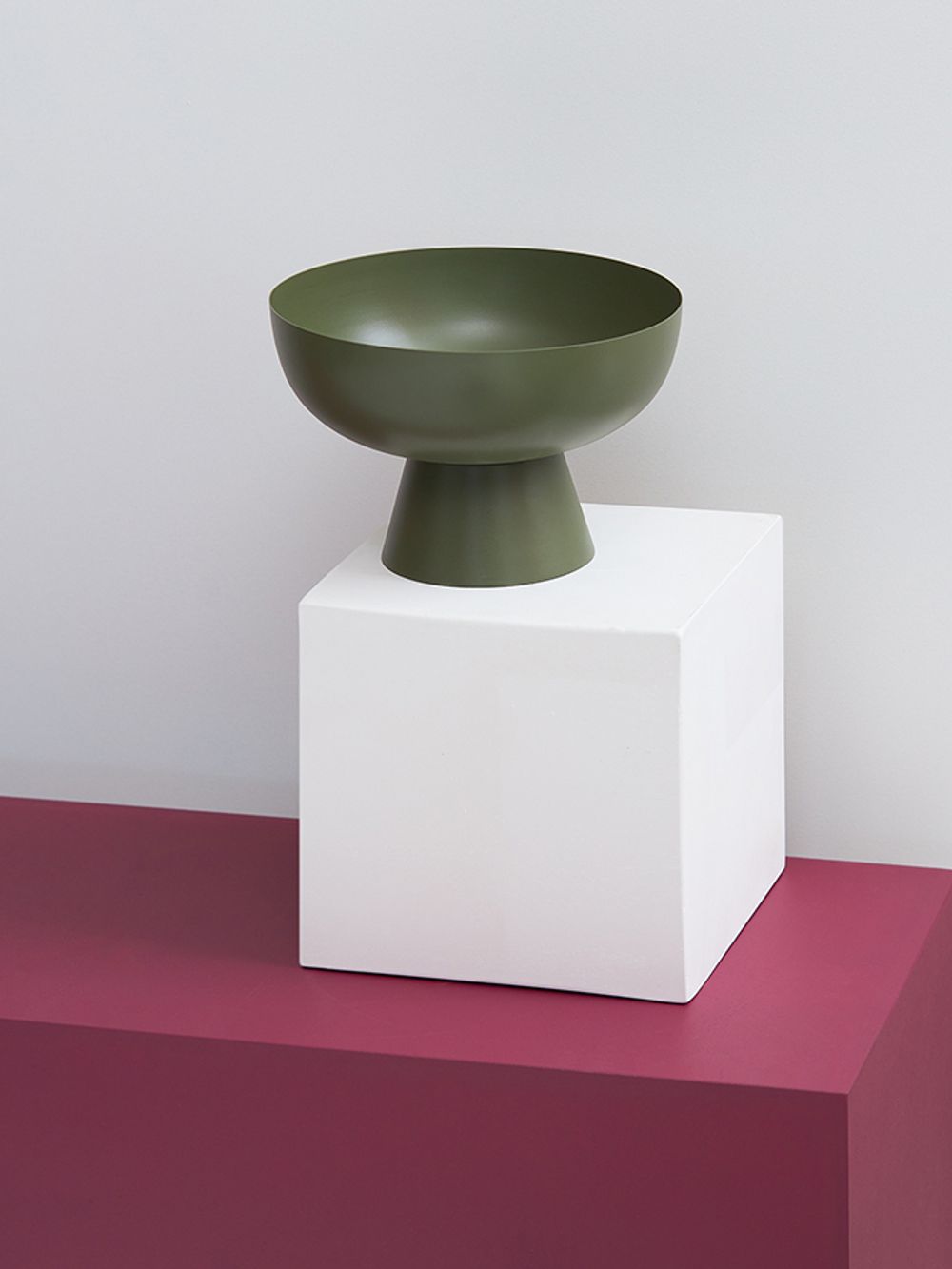 Блюдо на ножке Vivlend, Ø21 см, морские водоросли