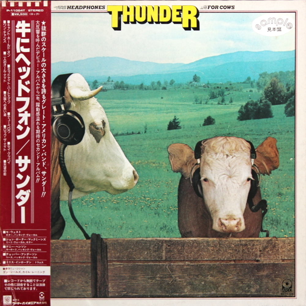 Thunder / Headphones For Cows (LP)