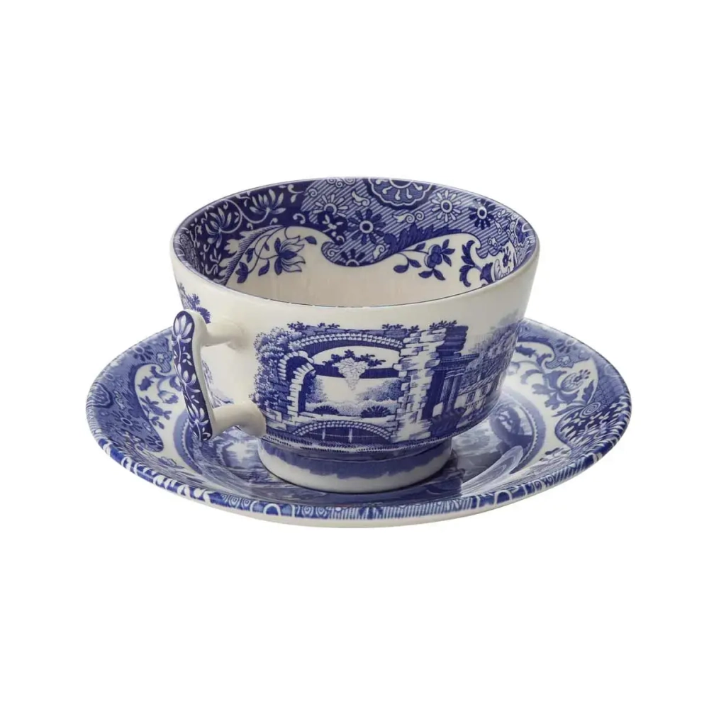 Spode Голубое итальянское блюдце 16,5 см для чашки для завтрака (II вид)