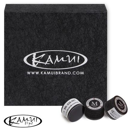 Наклейка для кия Kamui Clear Black ø13мм Medium 1шт.