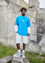 Футболка Called a Garment Re Cycle Синяя