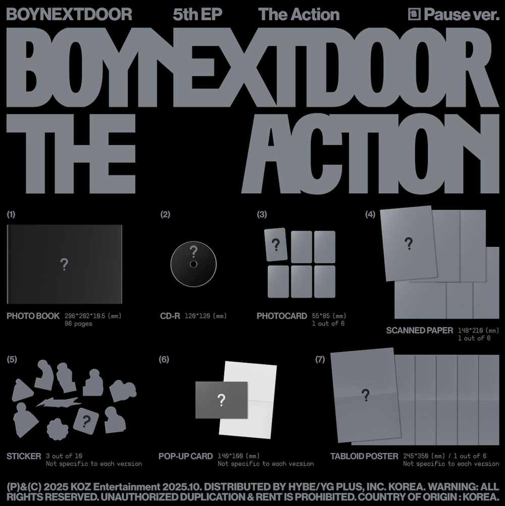 Альбом BOYNEXTDOOR - The Action (предзаказ от SOUNDWAVE)