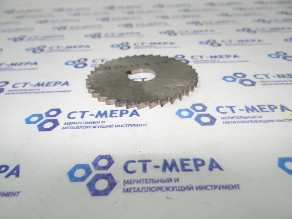 Фреза отрезная по металлу 63х3х16мм z=36 Р18 без фаски с ш/п