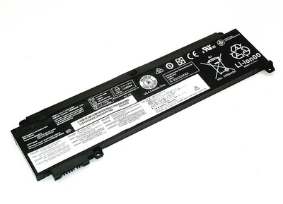 Аккумуляторная батарея для ноутбука Lenovo T460S T470S (01AV405) 11.1V 24Wh 1930mAh черная
