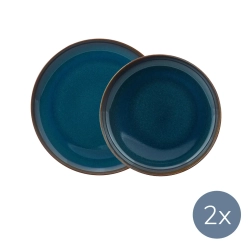 Like. by Villeroy&Boch Джинсовый обеденный набор Crafted на 2 персоны (4 шт.) 19-5168-2610 + 19-5168-2700