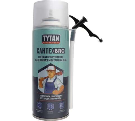 Tytan Professional САНТЕХBRO пена монтажная всесезонная 500 мл
