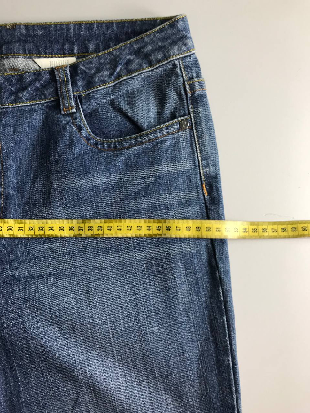 Джинсы Pezzo комфортные, маркировка 44, визуально на 50/52 размер