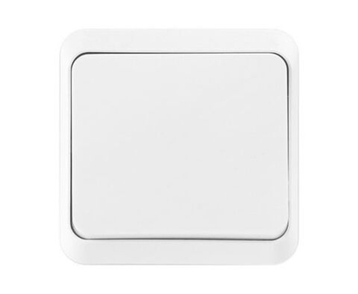 Выключатель Smartbuy 1-клавишный 10А "Юпитер" (SBE-03w-10-SW1-0), белый