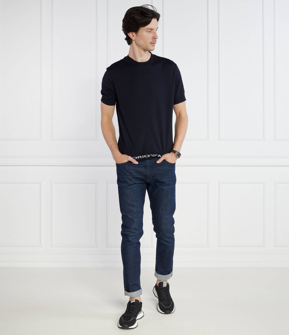 Футболка Emporio Armani - темно-синий(6R1TEB 1JFIZ)