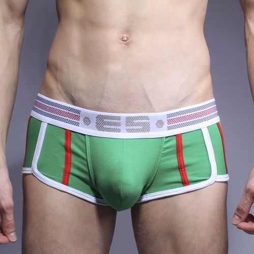 Мужские трусы боксеры зеленые ES Collection Olympic Sport Boxer Green