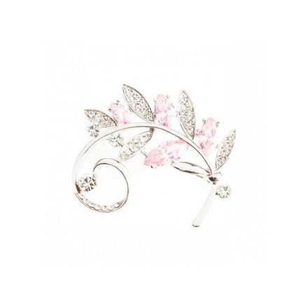 Брошь Shadore Ветка FAN-06163.12 BW/R