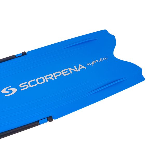 Ласты Scorpena F1 Apnea Soft синии с черными калошами