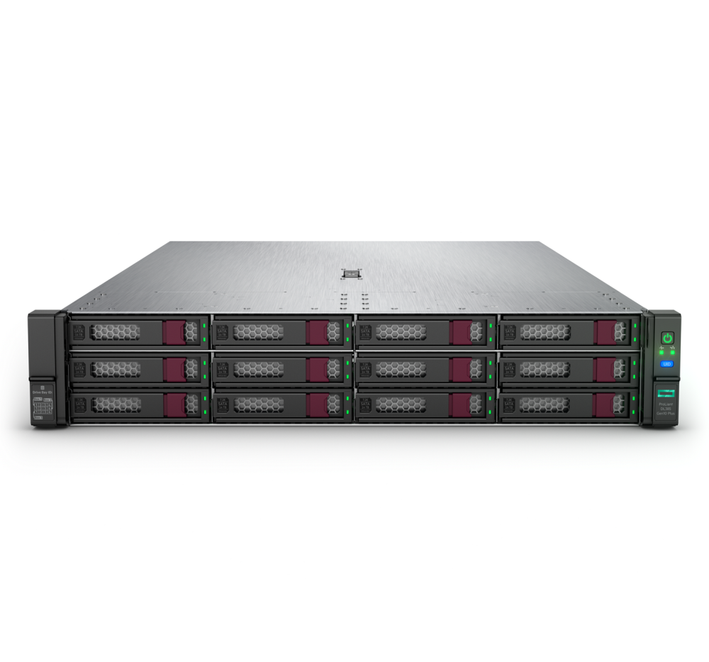 Стоечный сервер - HP Enterprise ProLiant DL385  Gen10 Plus, 2U, 8x 2.5“, 1x EPYC[7302] 16 Cores, 32Gb, P07596-B21