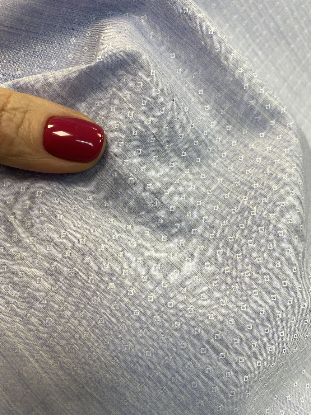 Ткань сорочечная 90% хлопок 10% шелк (Италия) ш- 150см цена за 1,5 м