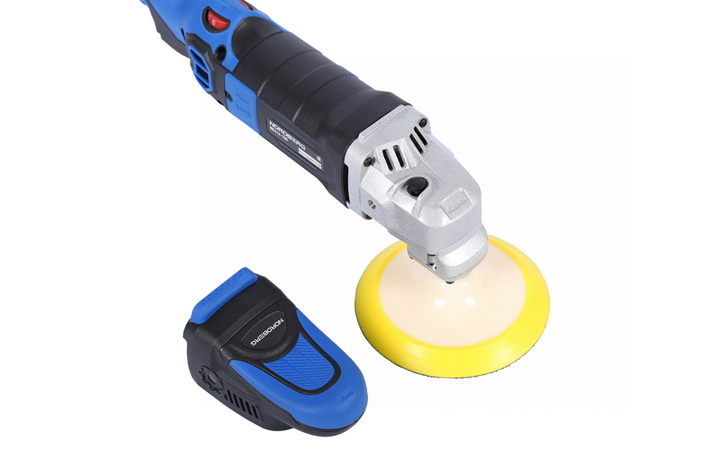 NORDBERG (NE414-150) Полировальная машинка, диск 150 мм, 450-1950 об/мин, 1200 Вт