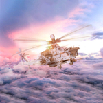 Деревянный конструктор Вертолёт "Ночной Охотник" (Lemmo)