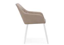 Кресло Стив бежевый / белый