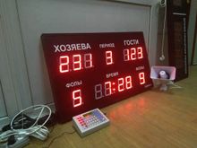 Универсальное спортивное табло №1М. Модель ТС-100х13b