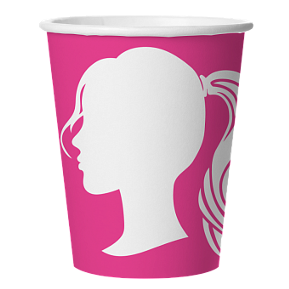 Стаканы (250 мл) Красотка, Розовый, 6 шт.