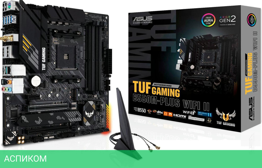 Материнская плата ASUS TUF Gaming B550M-Plus WiFi II (90MB19Y0-M0EAY0)