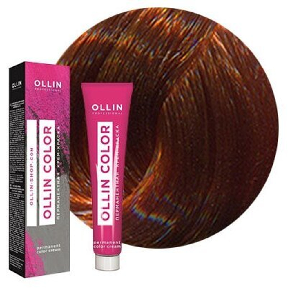 OLLIN COLOR 8/43 светло-русый медно-золотистый 100 мл Перманентная крем-краска для волос