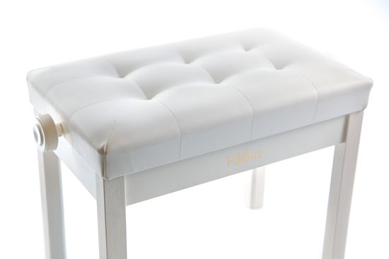 Банкетка для пианино Fabio BA212 Белая