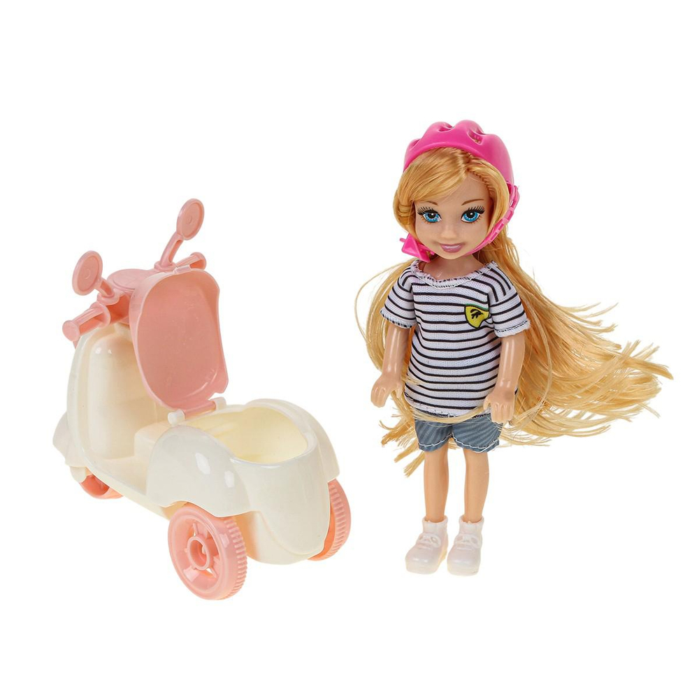 Кукла тип модница с аксесс. коробка 1351