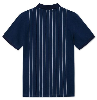 Мужское теннисное поло Fila Hooper Oversized Polo Shirt Men - black iris