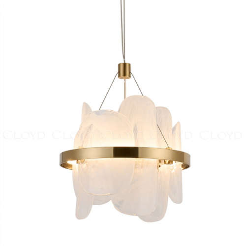 Подвесной светильник Cloyd COLD P1 / Ø30 см - латунь (арт.11516)