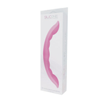 Розовый двусторонний фаллоимитатор DIP-DOUBLE INSIDE PLEASURE SILICONE - 30 см. (Цвет: розовый)