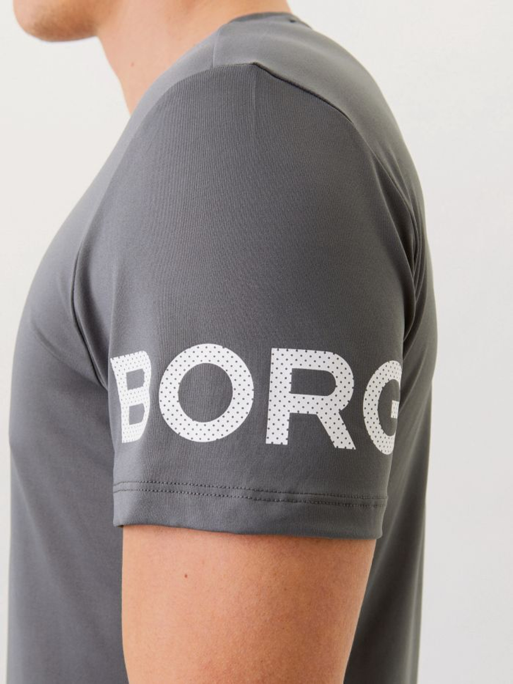 Футболка мужская теннисная Björn Borg Tee M - grey shade
