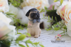 Силиконовая форма Мопс