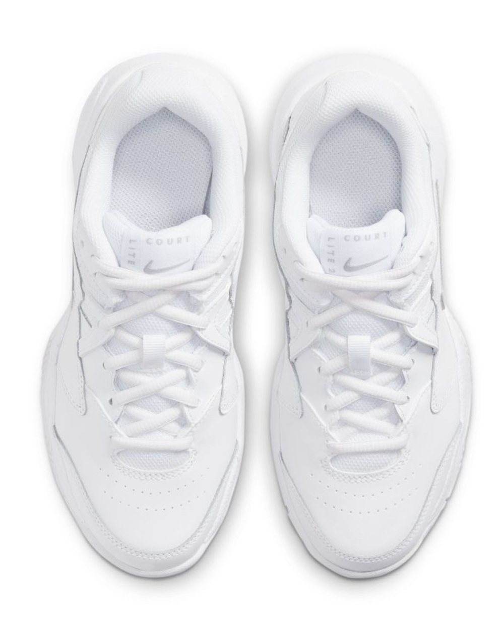 Детские Кроссовки теннисные  Nike Jr Court Lite 2 - white/metallic silver