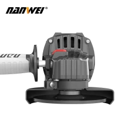 Угловая шлифовальная машина NANWEI 125 мм вращение на 180 градусов бесщеточная полировальная машин (6,0ahx2)