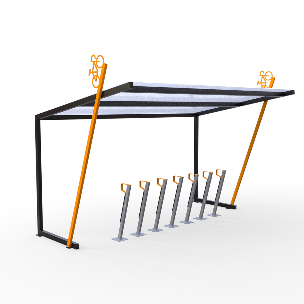 Велопарковка с навесом QUERT