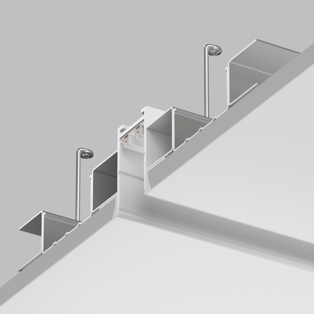 TR2012-WH Встраиваемый шинопровод SMART 2м под ГКЛ, белый