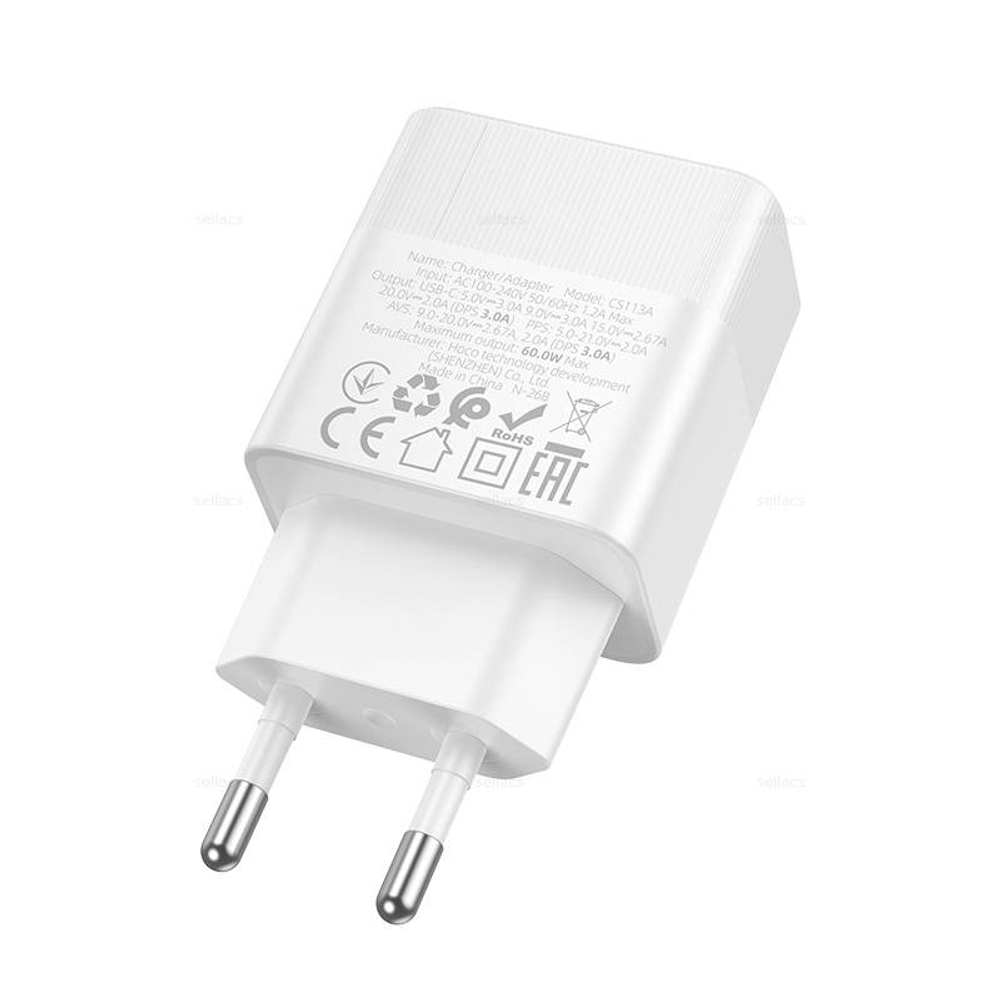 Зарядное устройство Hoco PD40W CS113A (white)