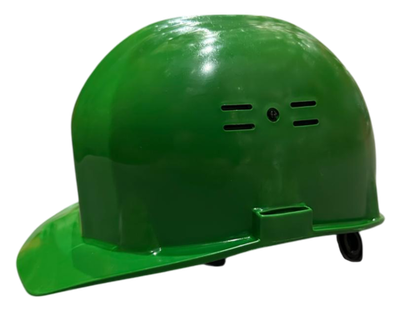 Каска зеленая (с храповым механизмом)