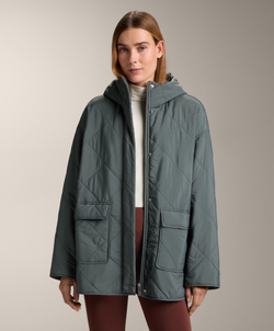 Oysho Утепленная водоотталкивающая куртка FELLEX® с AEROGEL, антрацитово-серый