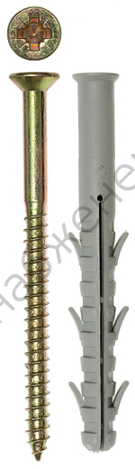 ЗУБР 10 x 135 мм, фасадный дюбель нейлон/цинк, 50 шт (4-301456-10-135)