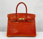Сумка Hermes из кожи крокодила 35 см, арт. 466224545