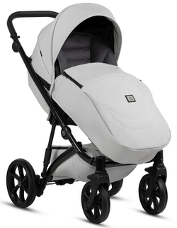 Детская коляска Tutis Viva 5 Plus Leather 2024 3 в 1 с автокреслом Elo Lux EduSky Grey 1452085 Cloud