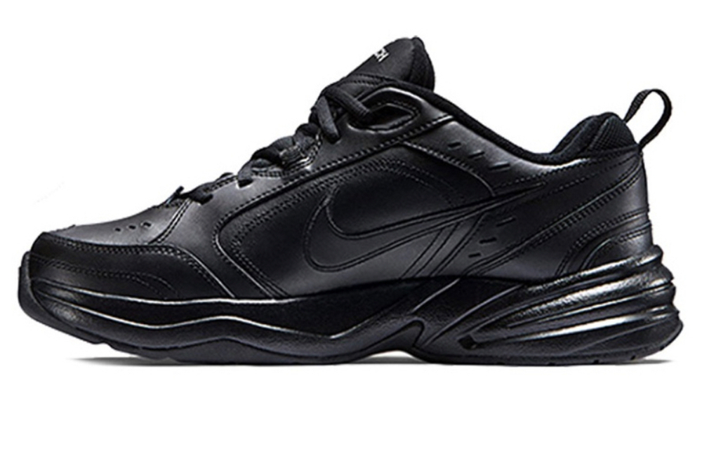 [Customized sneakers] Nike Air Monarch 4 trendy retro wear-resistant low-cut daddy shoes for men and women with the same style black rose red