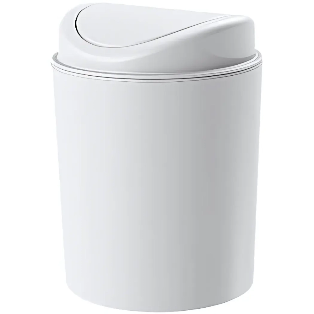 Контейнер для мусора 115х115х153мм 1л Белый
