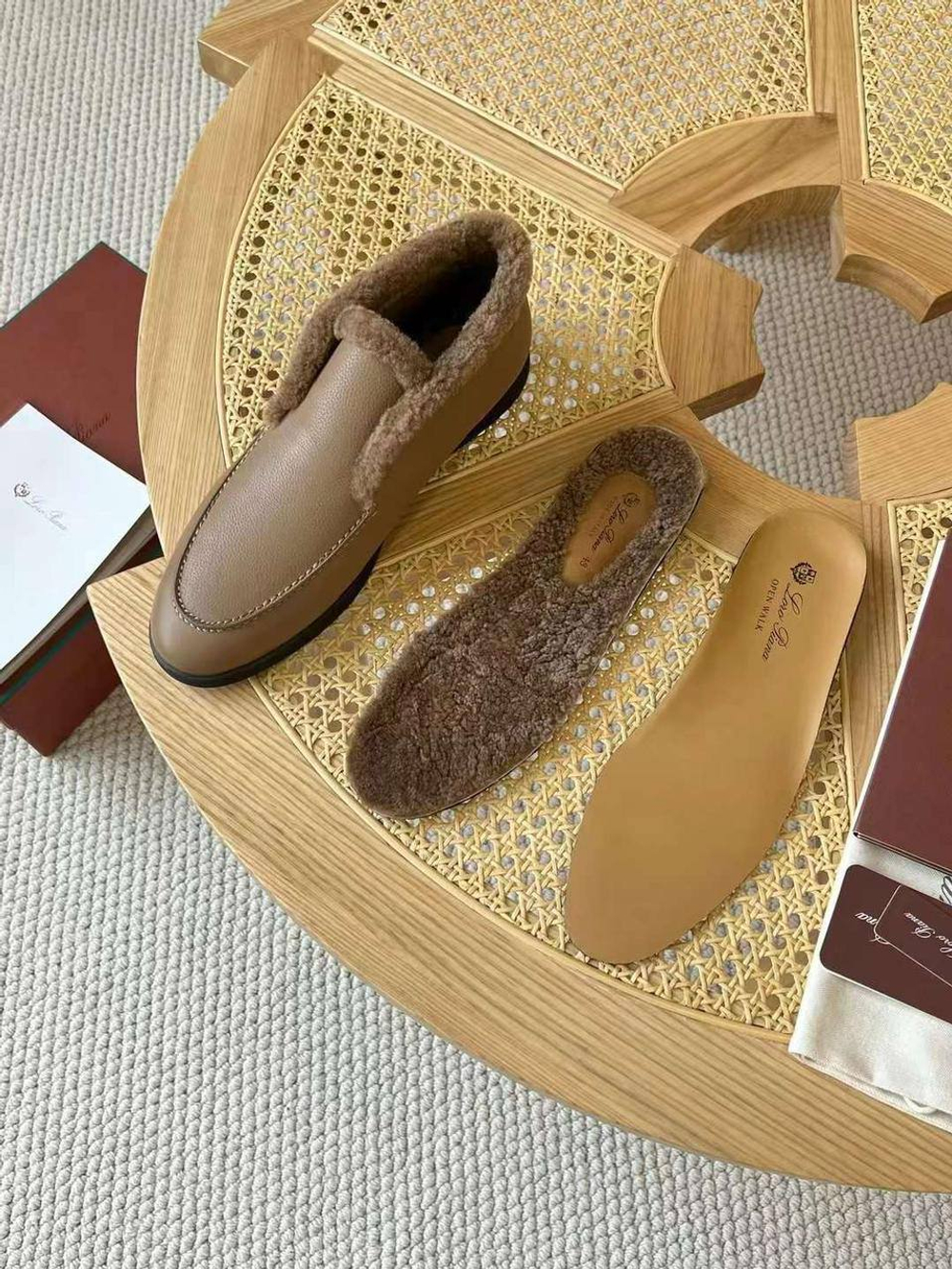 Высокие лоферы Loro Piana