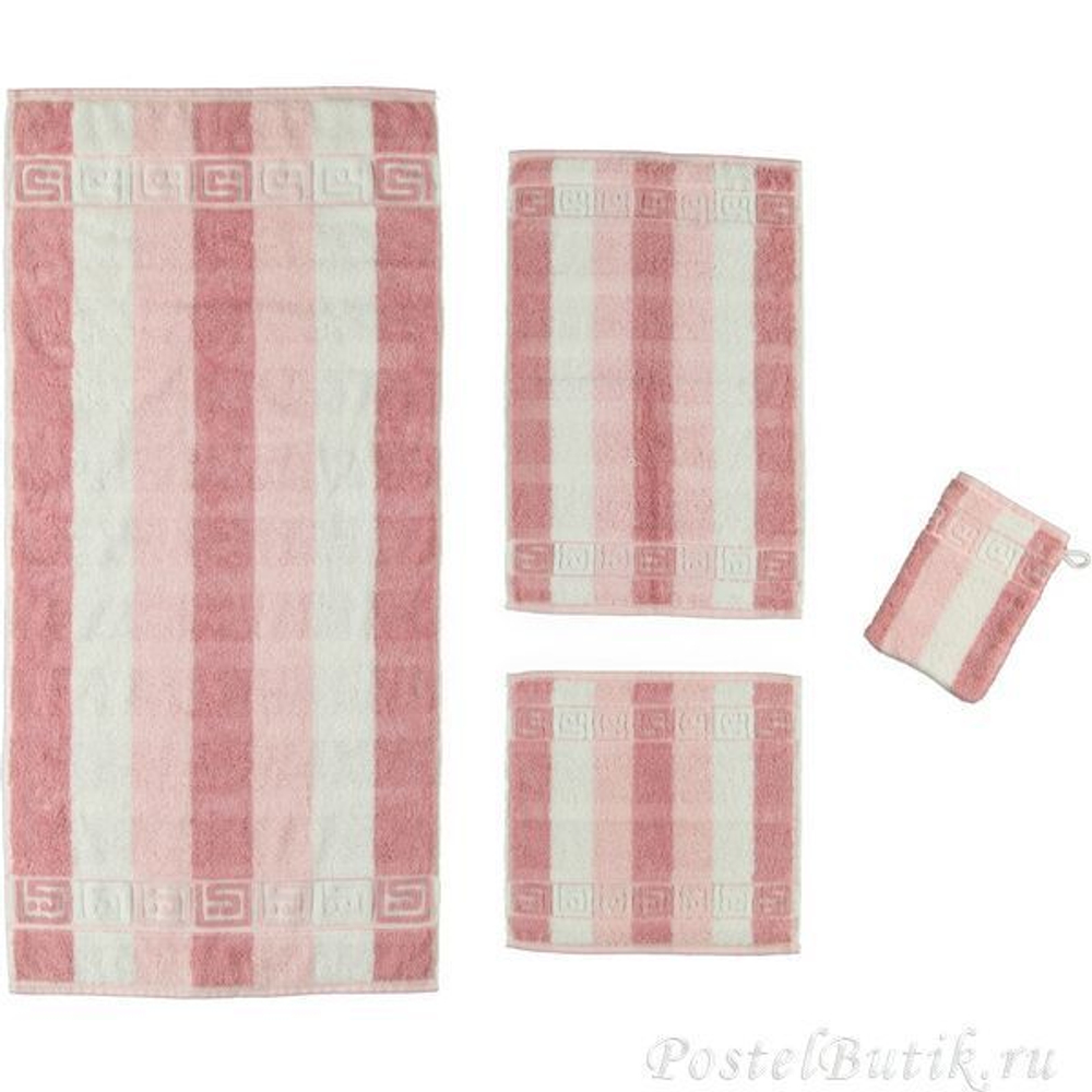 Полотенце 50x100 Cawo Noblesse 1011 Frottier розовое