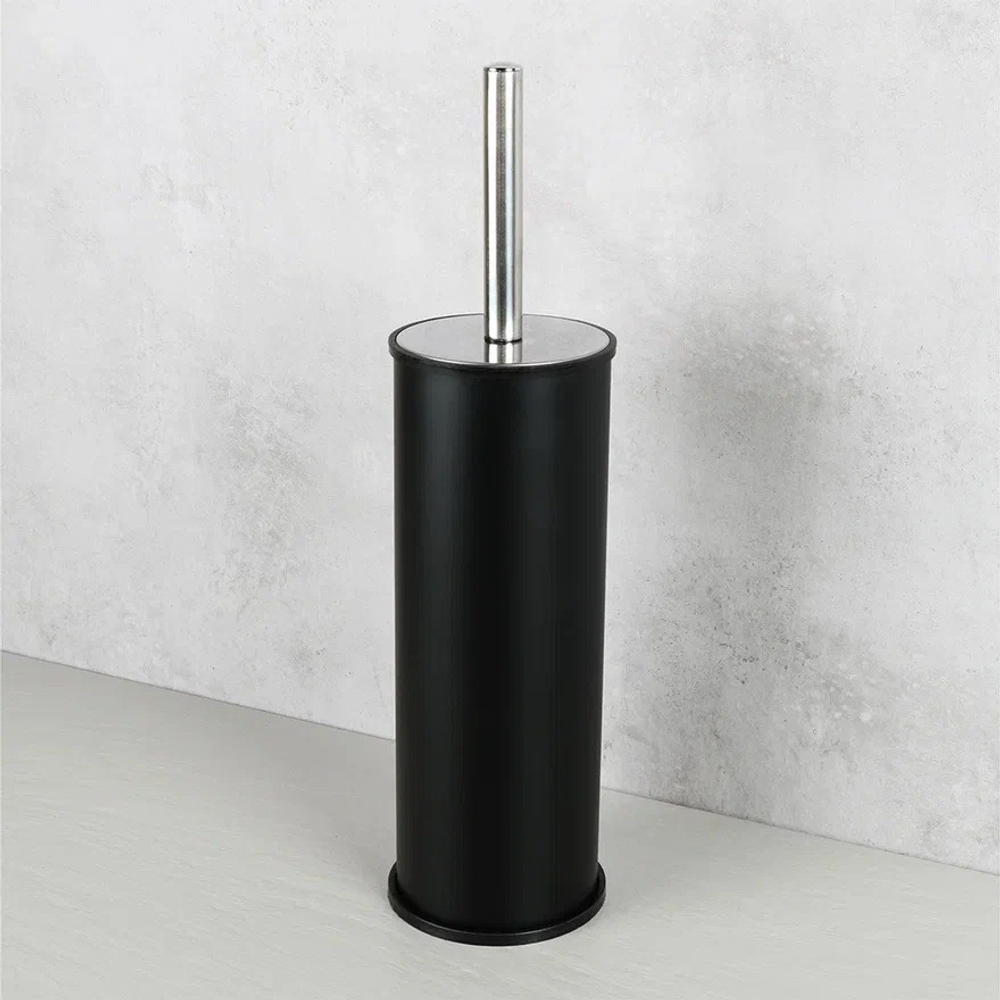 Ерш для туалета напольный Fixsen, черный FX-34013B