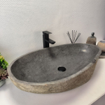 Раковина из речного камня RS-63640 (79*45*16) 0125